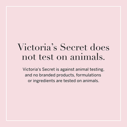 Victoria's Secret Bare Vanilla packaging back details and size specifications