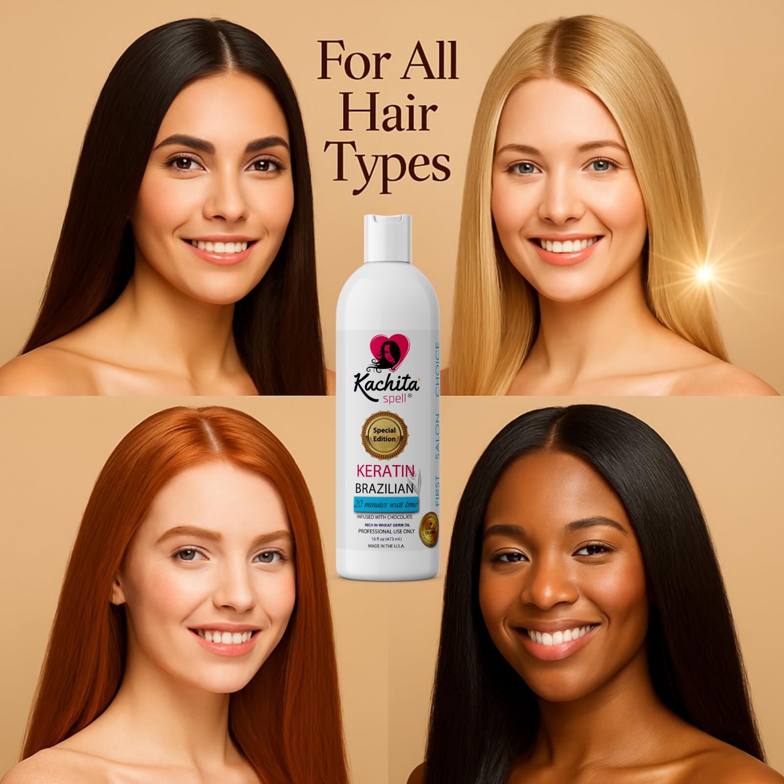Kachita Spell professional hair straightening and smoothing solution