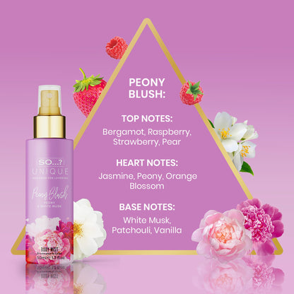 Travel size perfume gift set for women demonstrating the compact size of the bottles next to a small makeup pouch