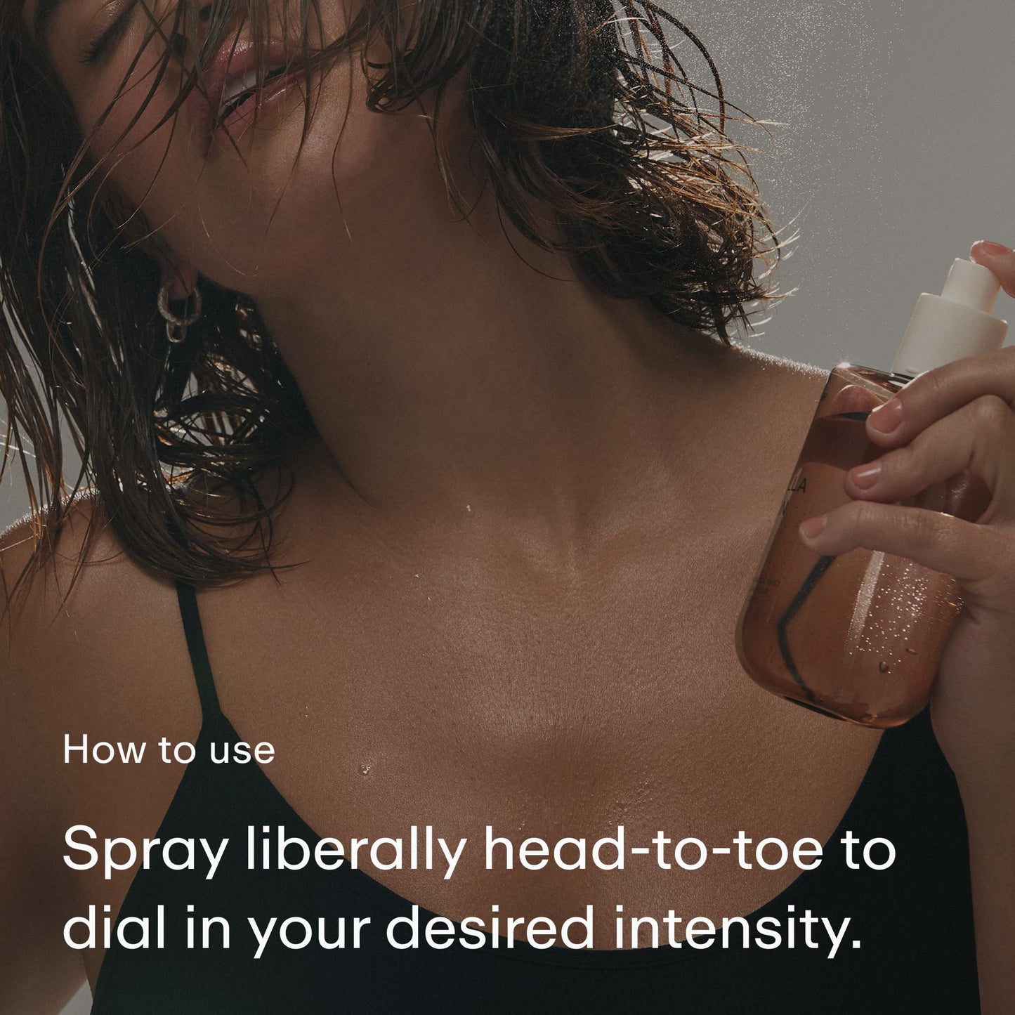 Phlur Heavy Cream travel size body mist bottle from the trio