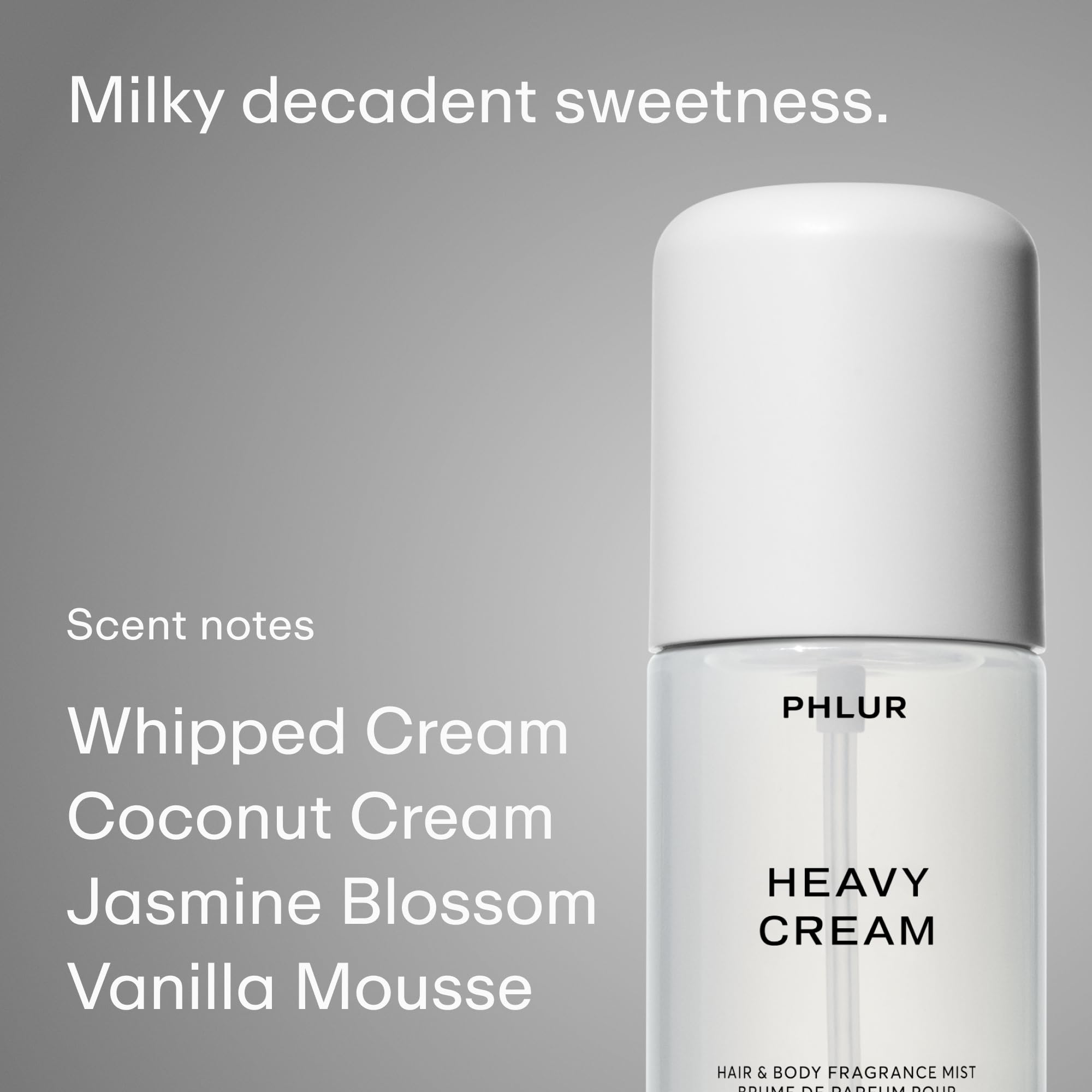 Top down view of the three Phlur travel size fragrance mists