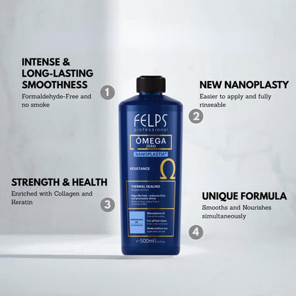 Authentic Felps Professional hair treatment product label details