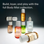 Travel friendly Phlur mist bottles displayed on a neutral background