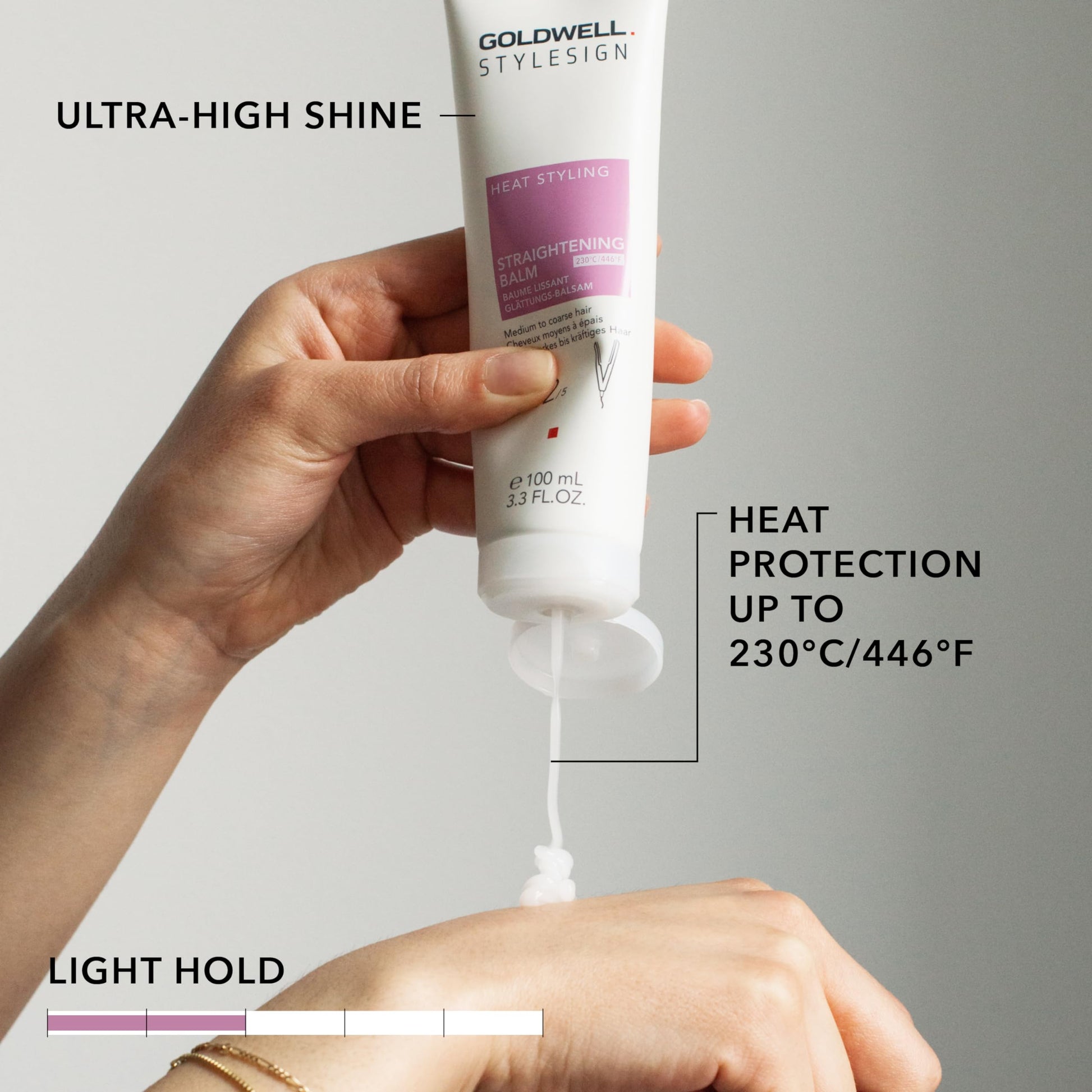 Goldwell hair smoothing balm for coarse hair