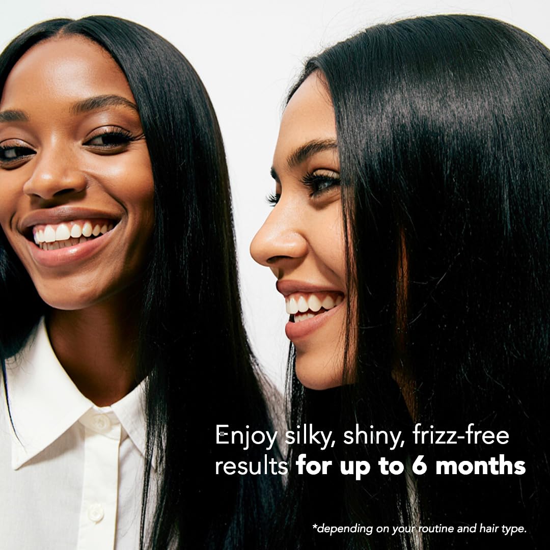Professional keratin hair treatment bottle for straightening