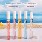 Women's travel size hair and body perfume gift set packaging