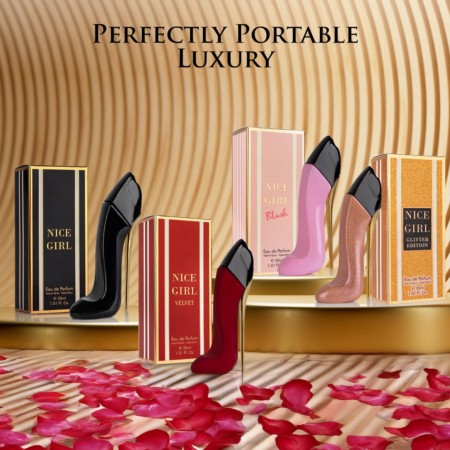 Urban Collection Nice Girl mini perfume gift set packaging