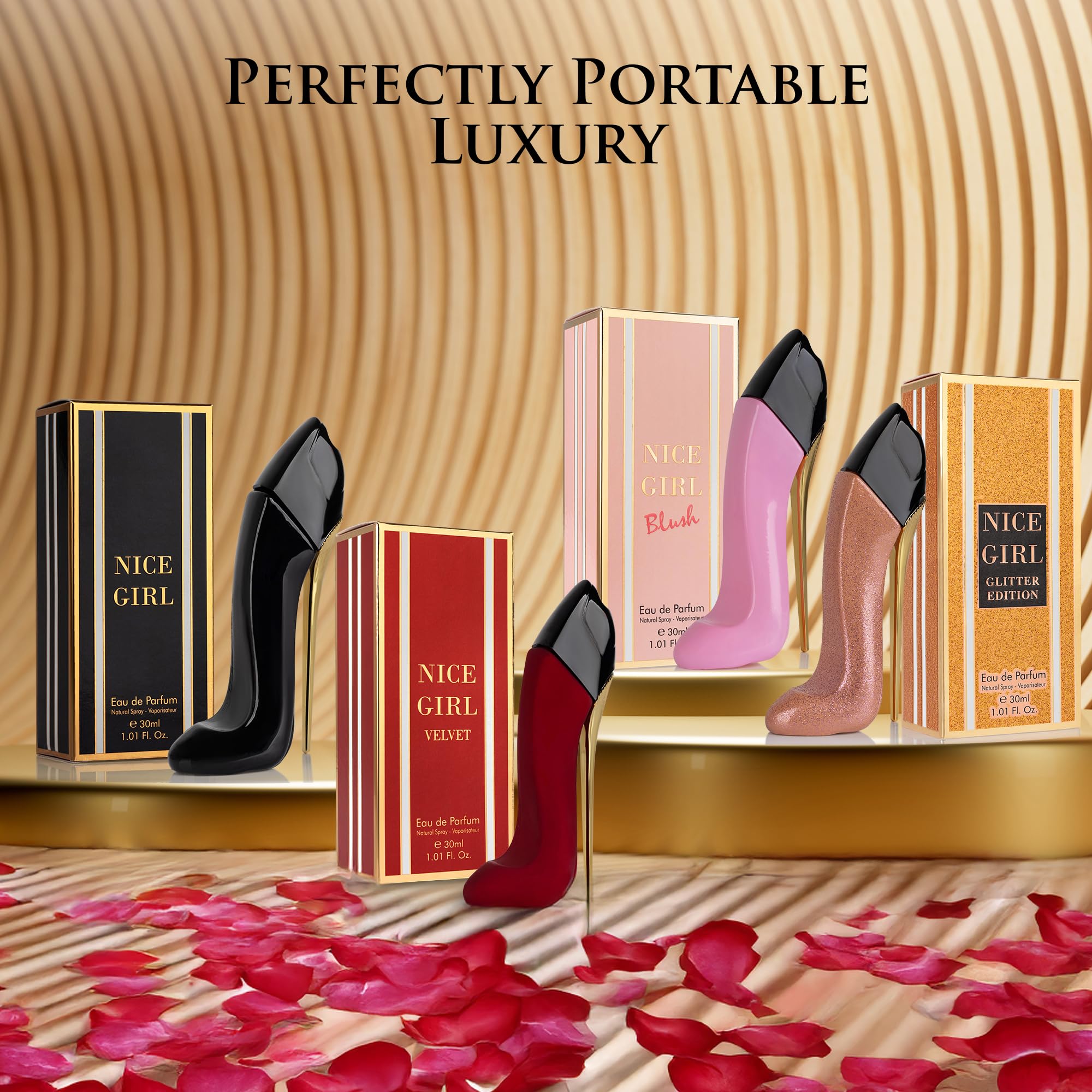 Urban Collection Nice Girl mini perfume gift set packaging