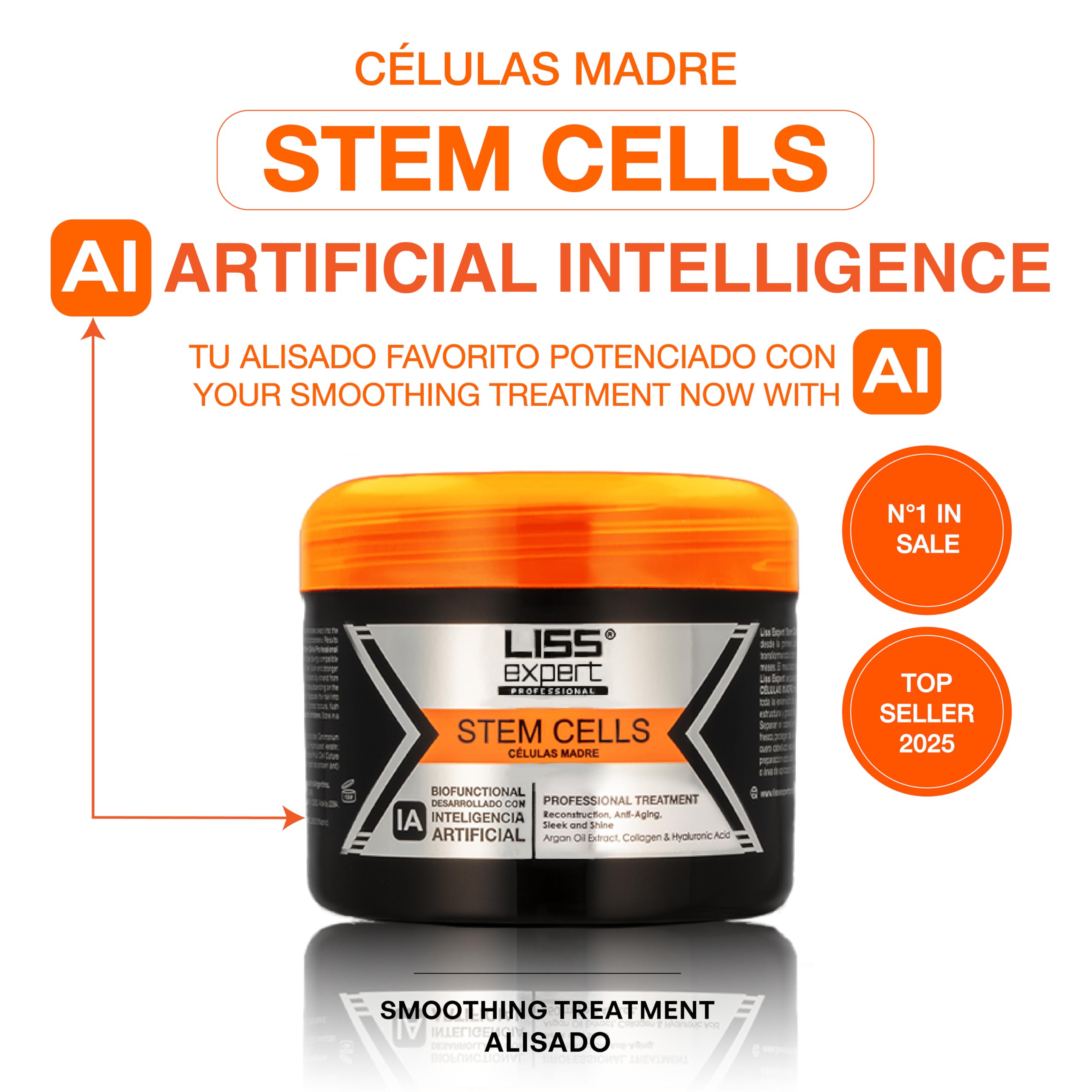 Liss Expert organic keratin and argan oil treatment packaging