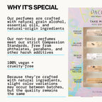Silver Moon and Indian Coconut Nectar vegan fragrances showing the travel-friendly sizing.
