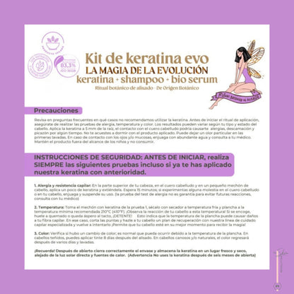 Back label view of Ritual Botanico organic hair product