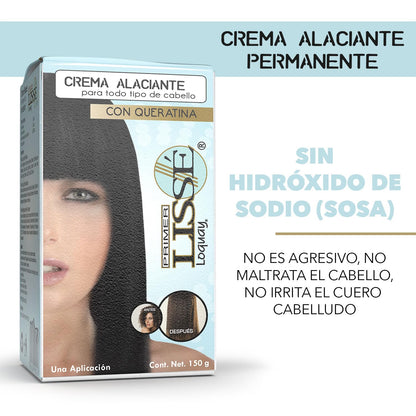 Loquay keratin infused hair smoothing cream for frizz control