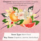 Tocca fragrance discovery collection with eight individual travel size mini spray bottles arranged neatly