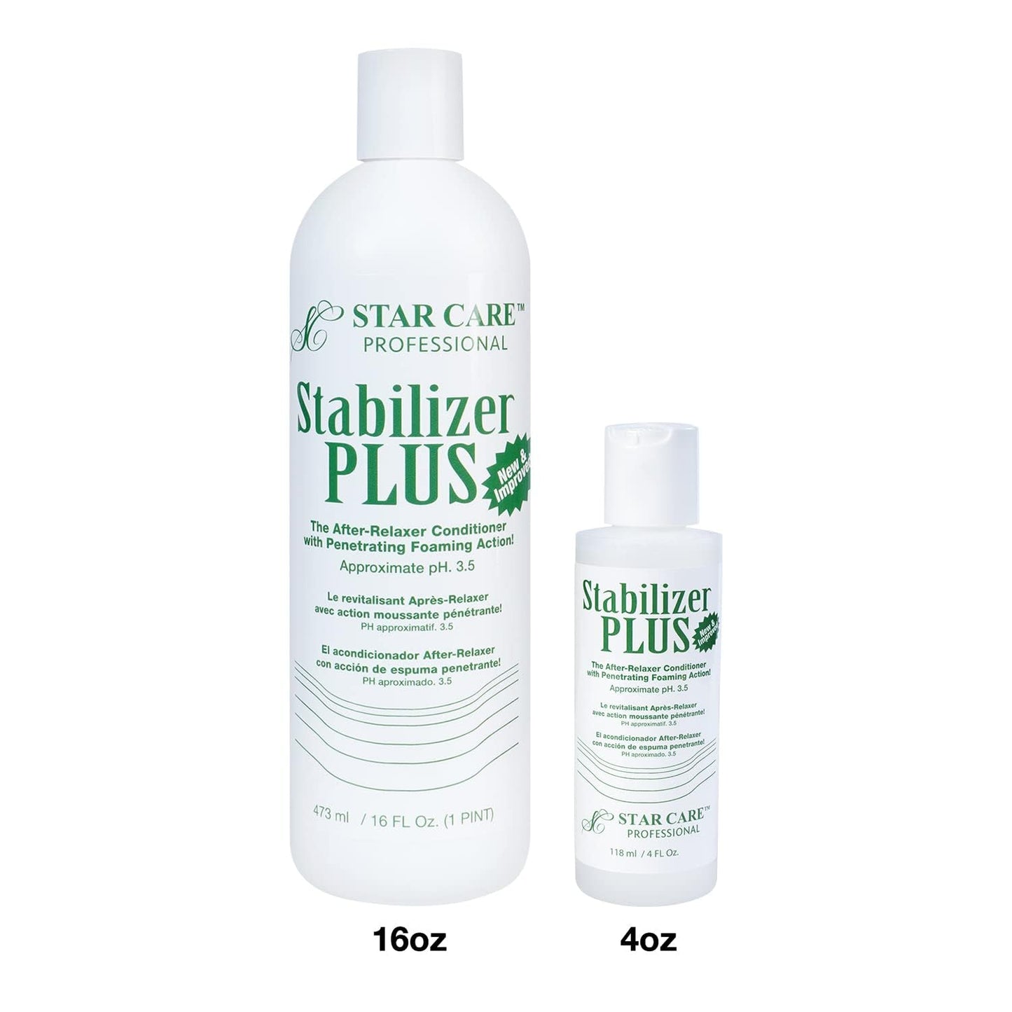 Imported STAR CARE salon formula stabilizer plus conditioner for acidic hair balance restoration.