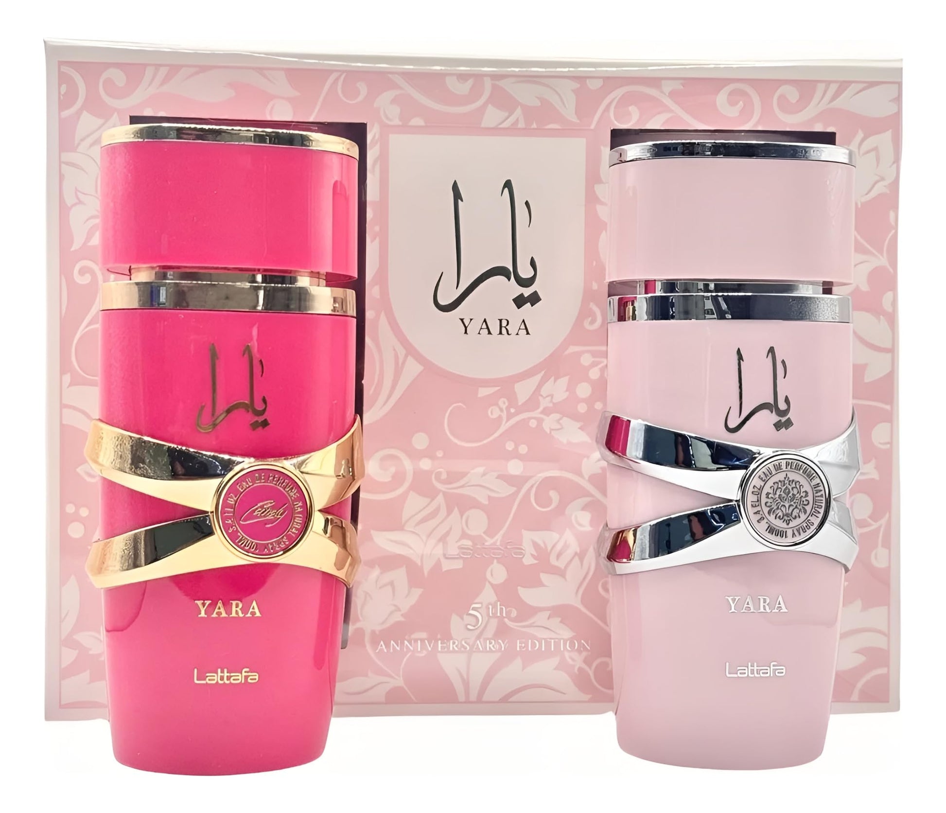 Lattafa Yara Eau De Parfum three point four fluid ounce bottle closeup