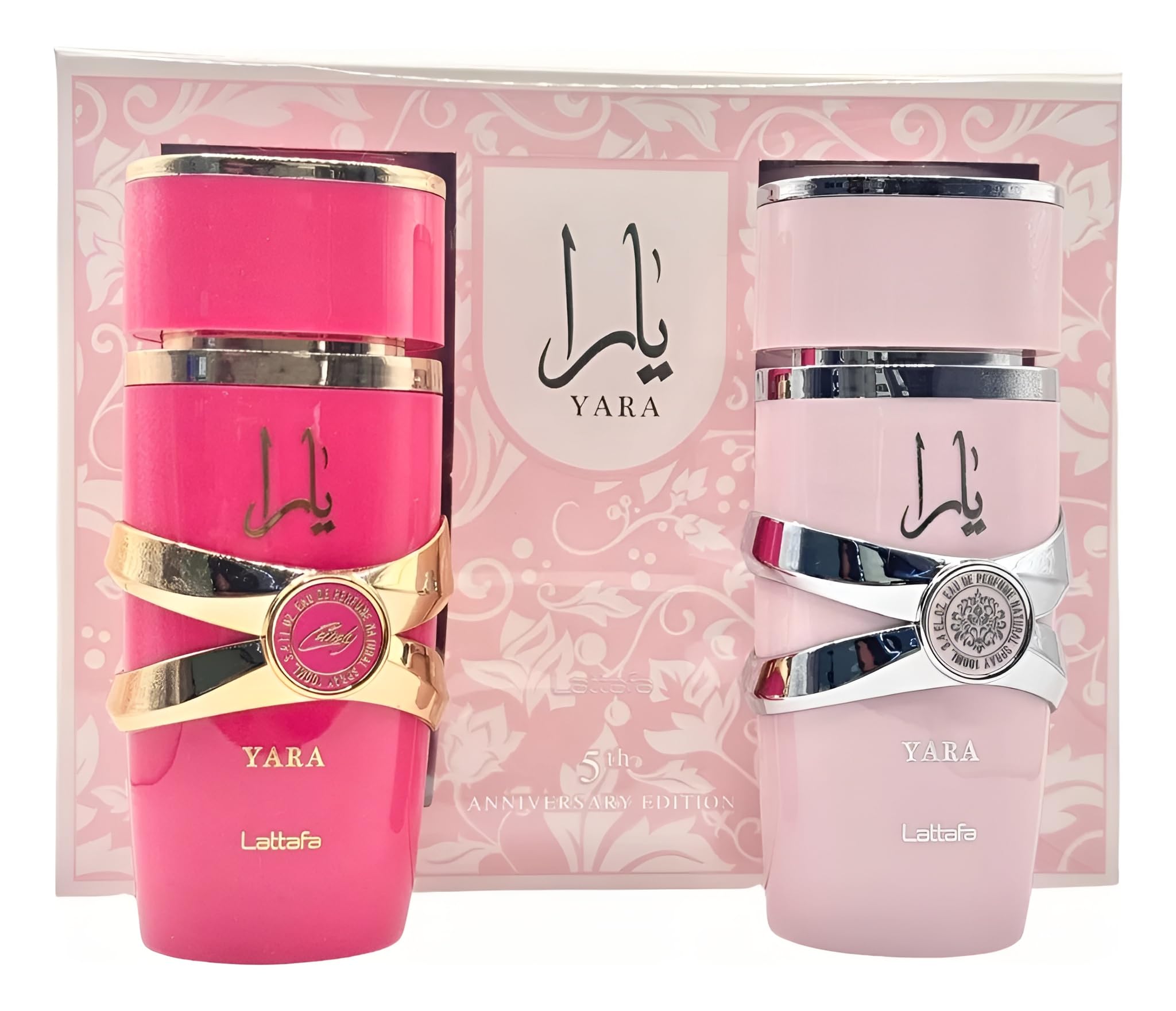 Lattafa Yara Eau De Parfum three point four fluid ounce bottle closeup