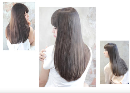 Authentic Japanese hair straightening dual step professional rebonding cream set