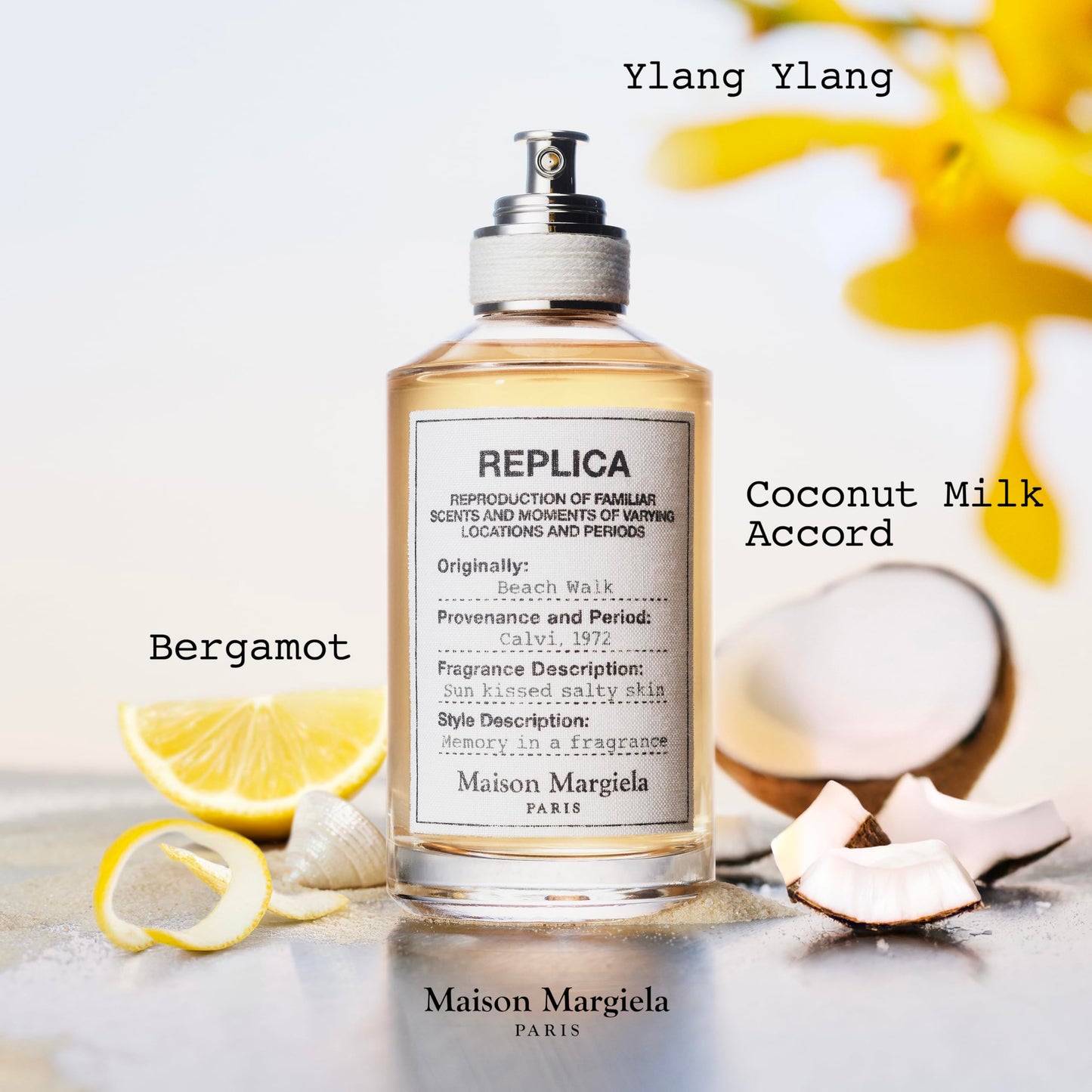 Maison Margiela unisex miniature Eau de Toilette sampler set displayed beautifully on a sleek vanity table.
