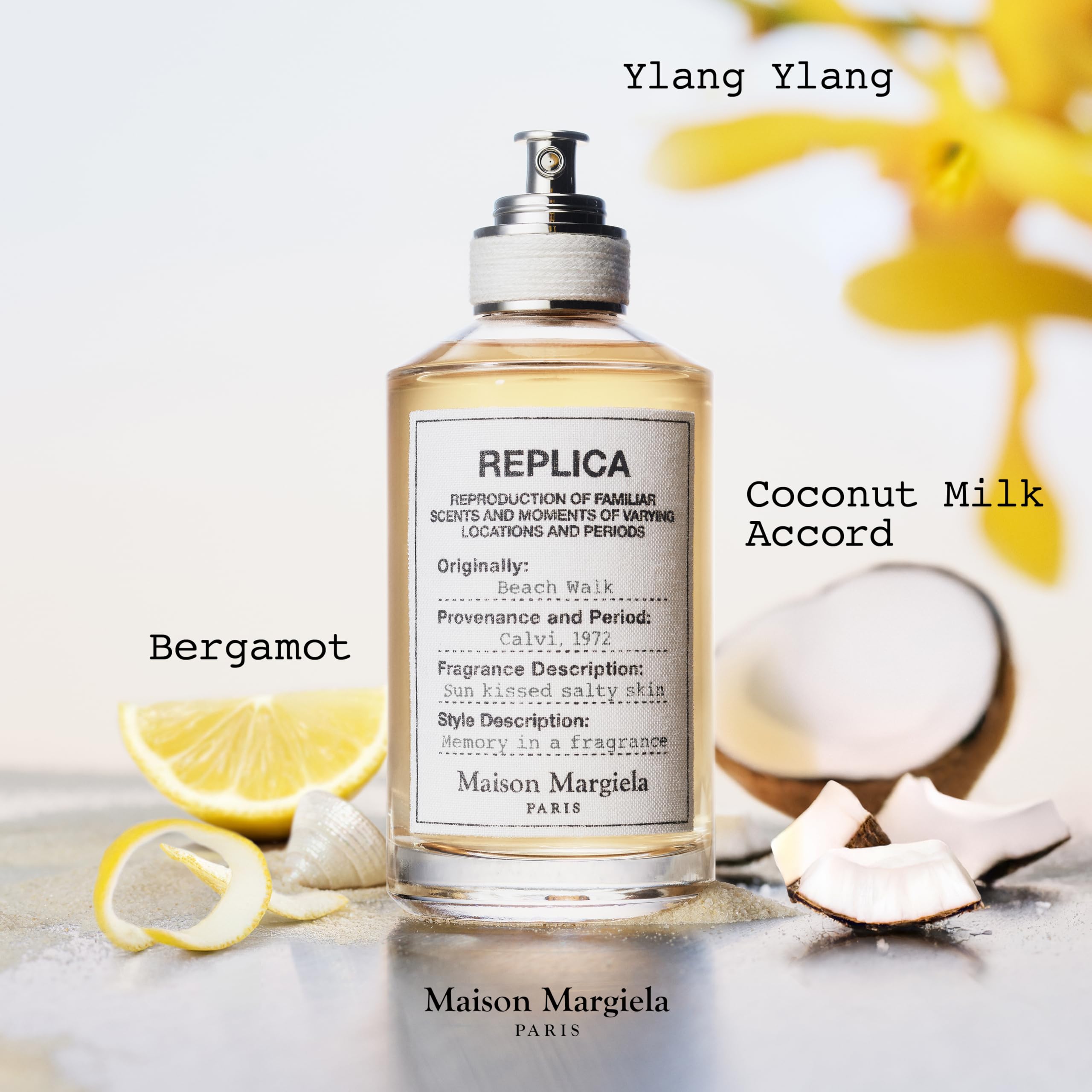 Maison Margiela unisex miniature Eau de Toilette sampler set displayed beautifully on a sleek vanity table.