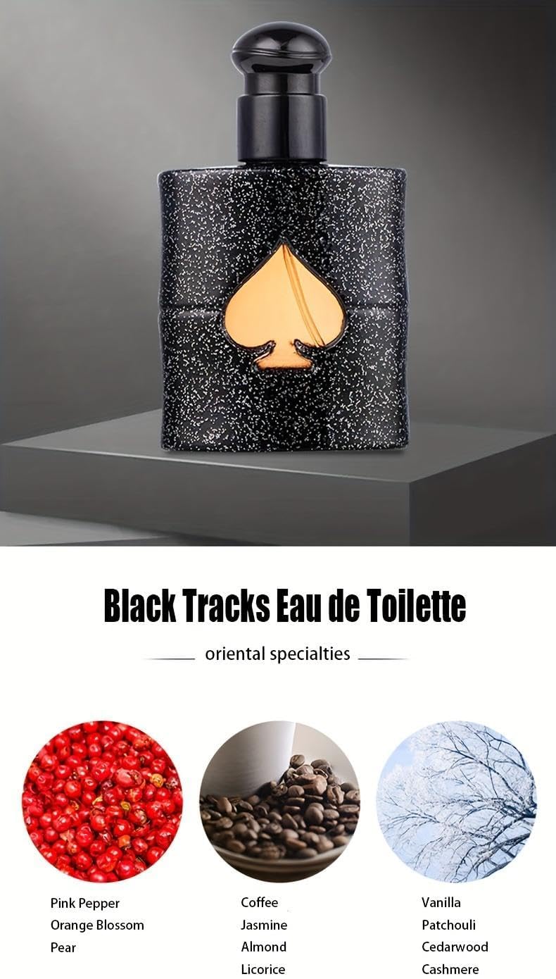 The elegant black packaging with gold accents for the Flower Stories premium scent compilation.