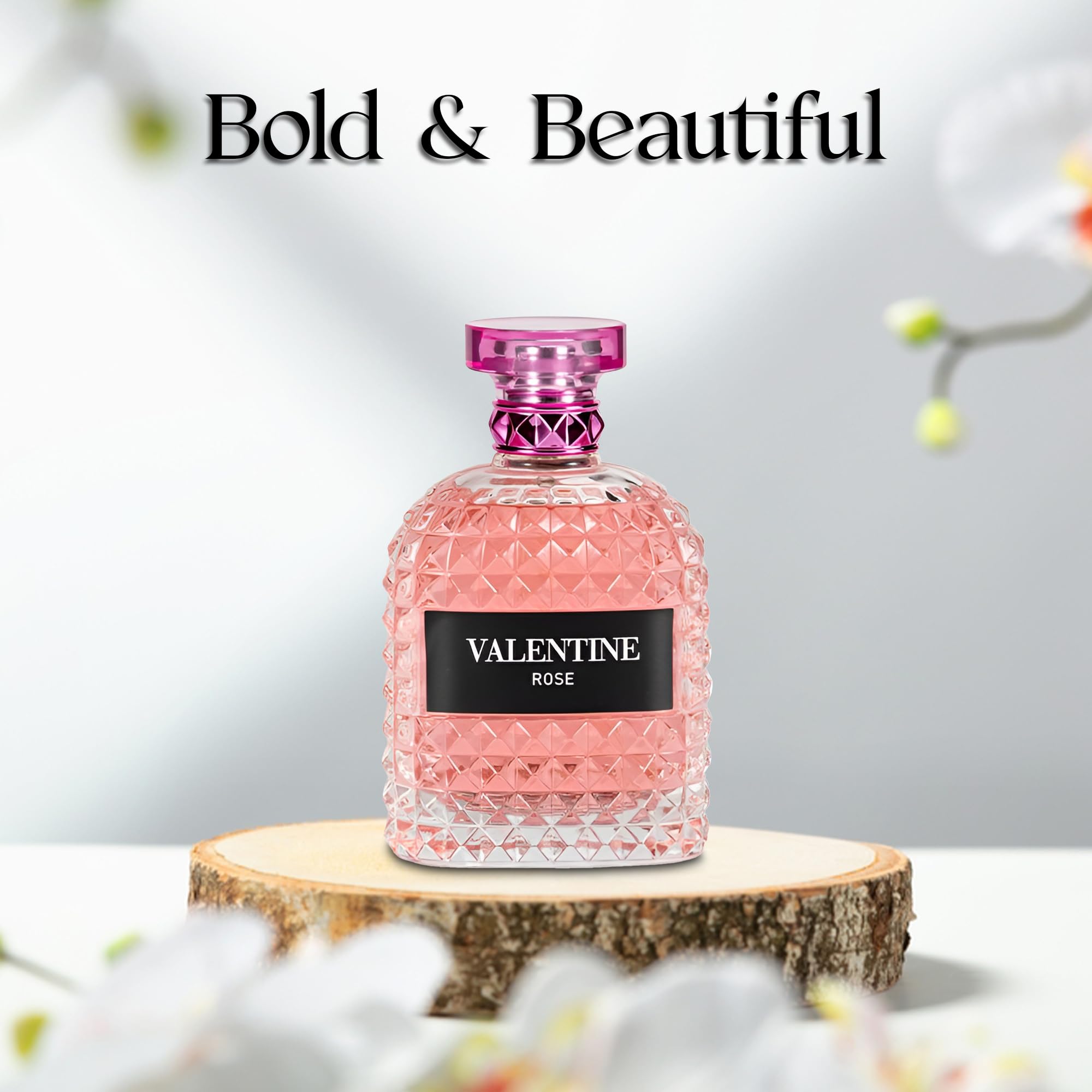 A Center 4 piece women fragrance kit packaging