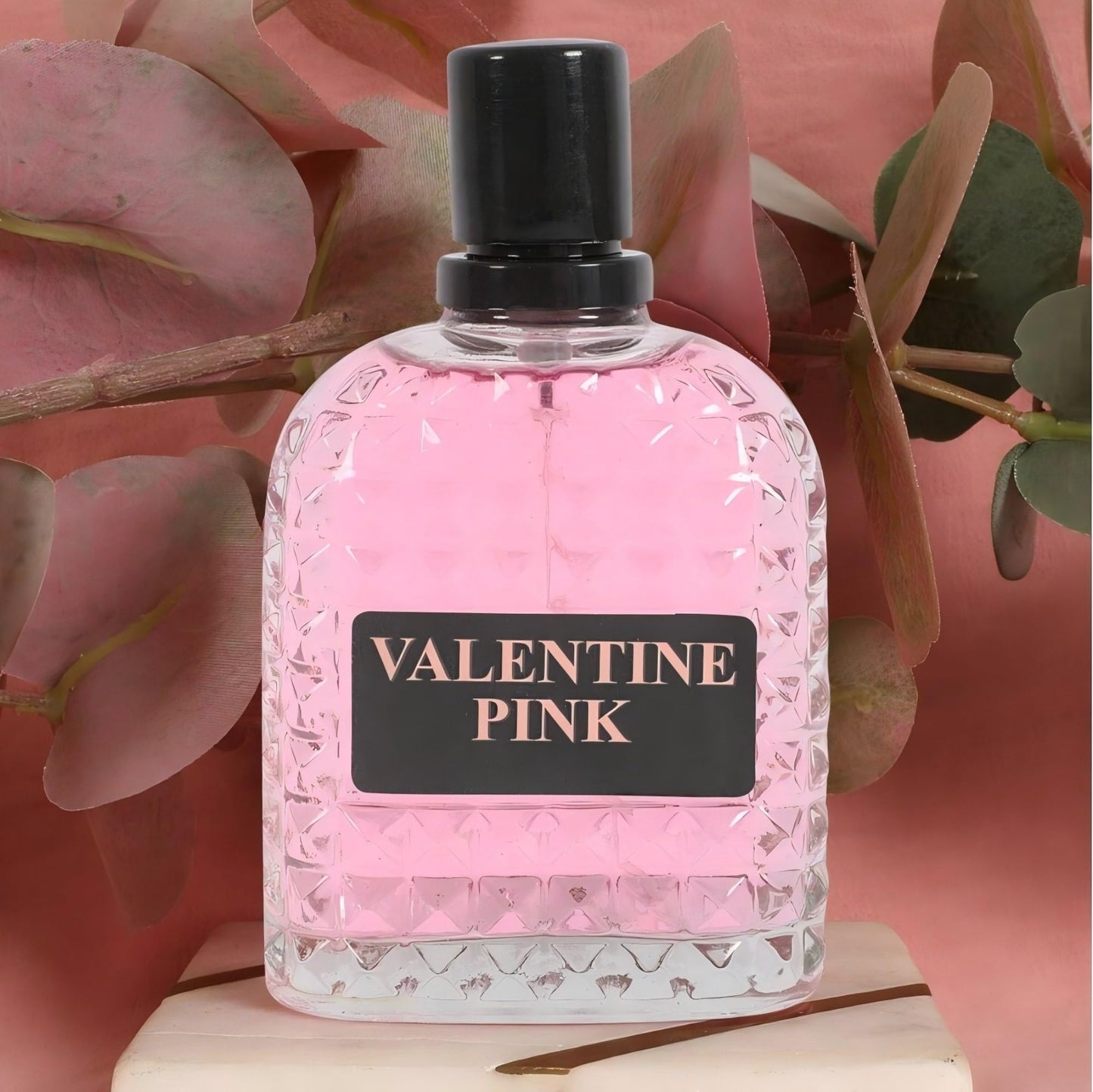 A Center perfume set arranged for display