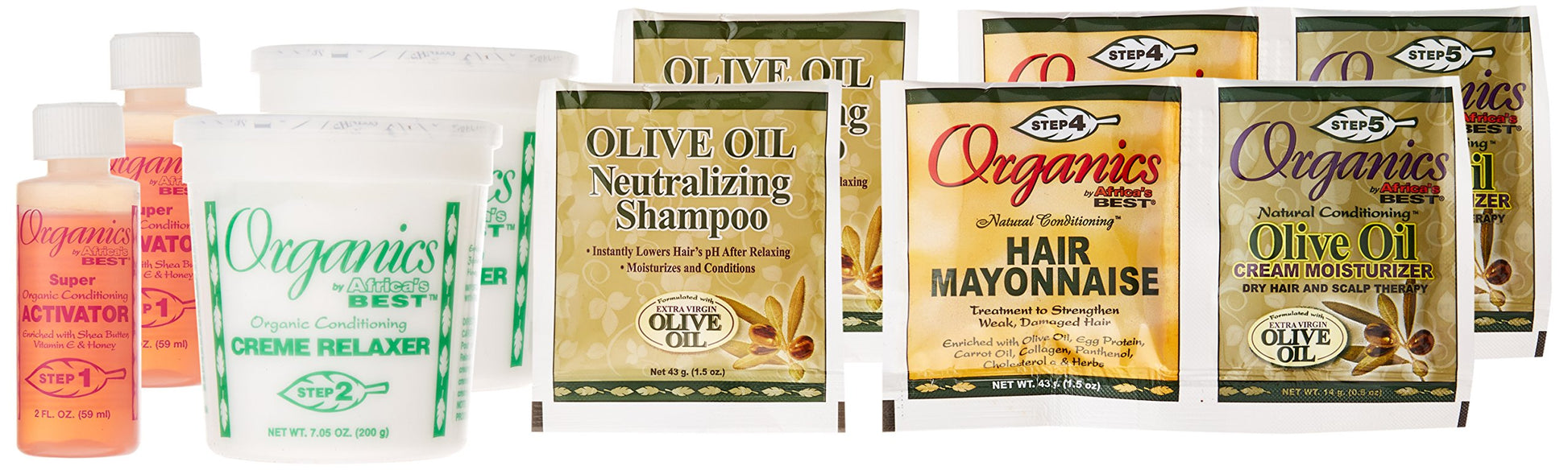 Back label view of Originals by Africa's Best conditioning relaxer showing application guidelines and benefits.