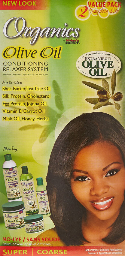 Originals by Africa's Best authentic USA imported hair salon cream kit for deep conditioning and softening.