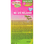 Authentic USA imported lye free hair conditioning relaxer pack for kids containing olive oil and shea butter