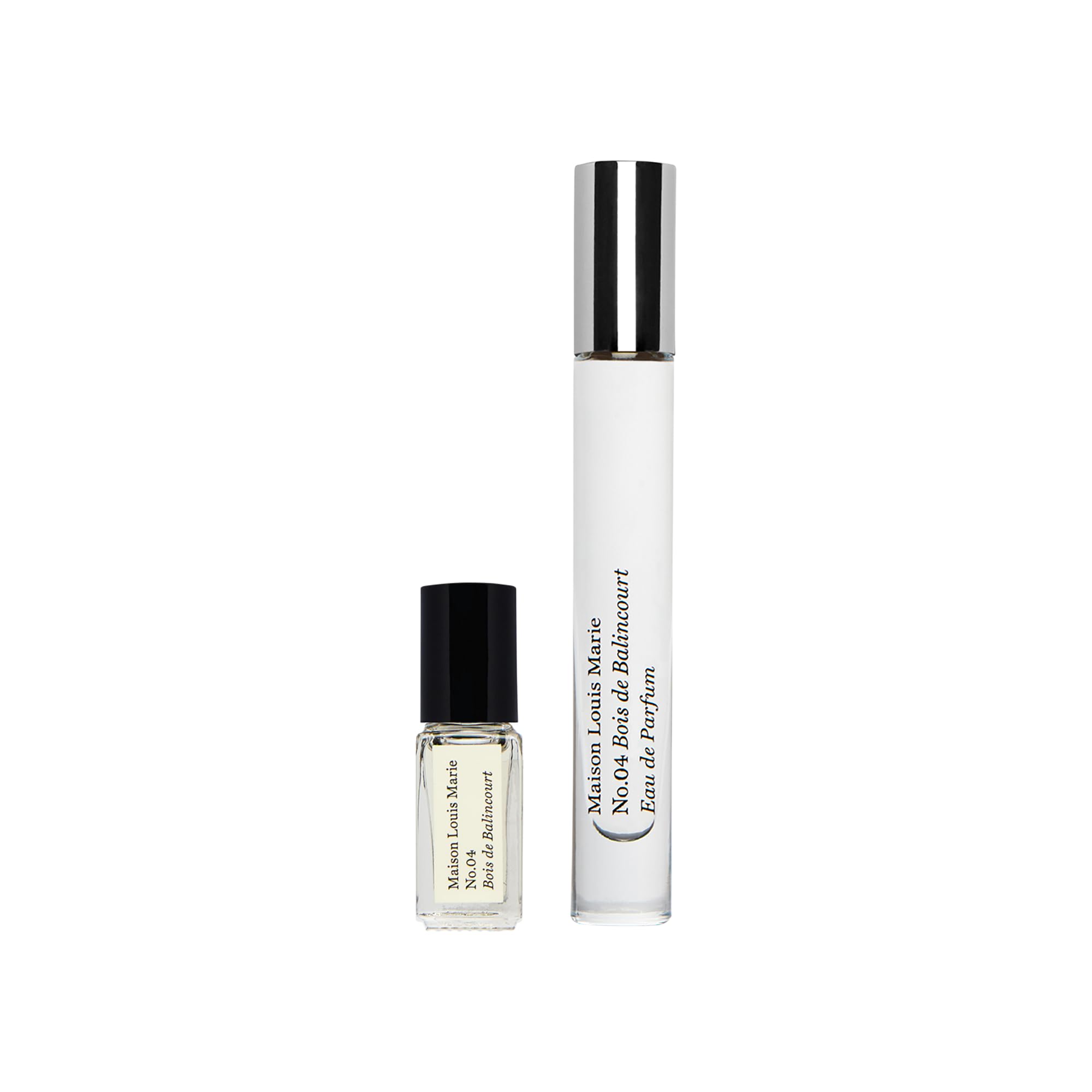 Maison Louis Marie Number 04 travel set bottles side by side