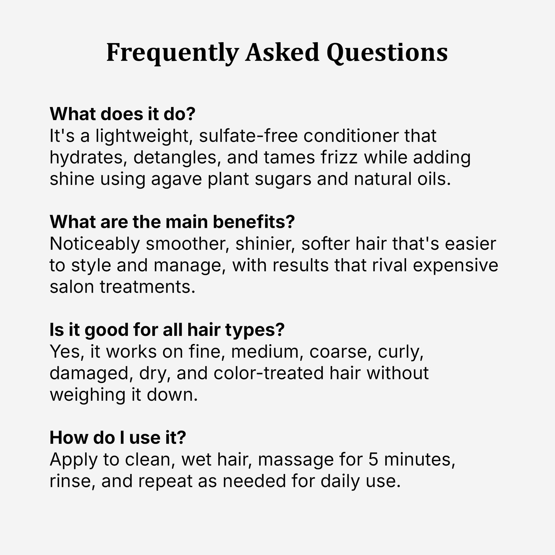 Full range presentation of the Agave Healing Oil hydrating hair care product bottle.
