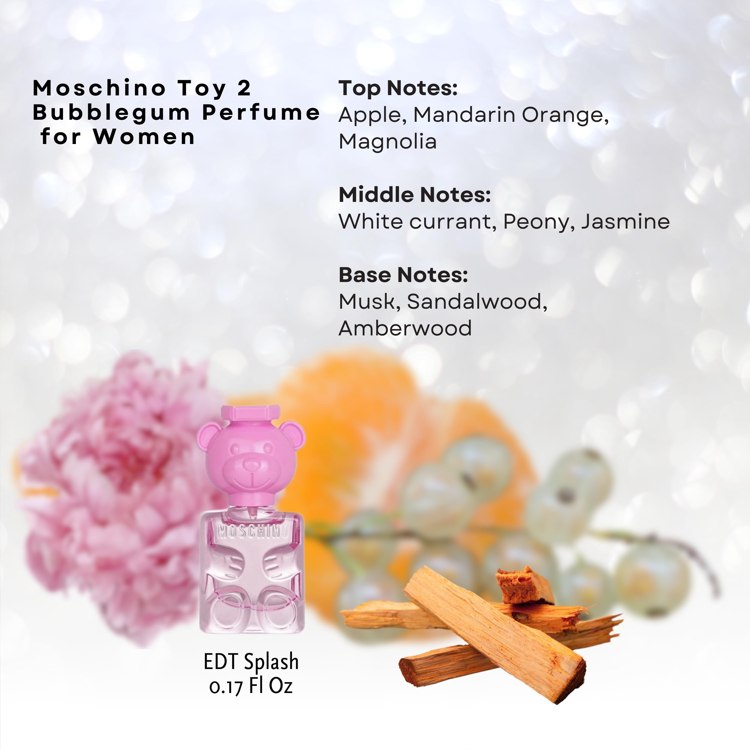 Moschino Toy Boy Eau De Parfum black glass bear splash perfume