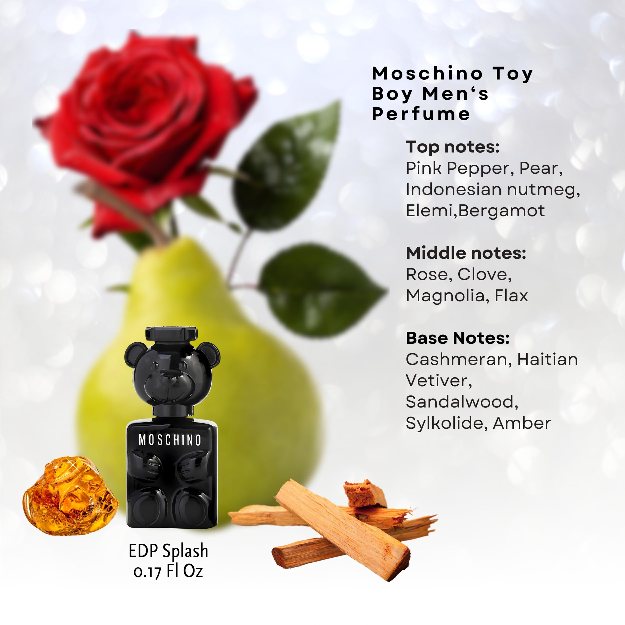 Moschino variety travel size fragrance collection trio display box view