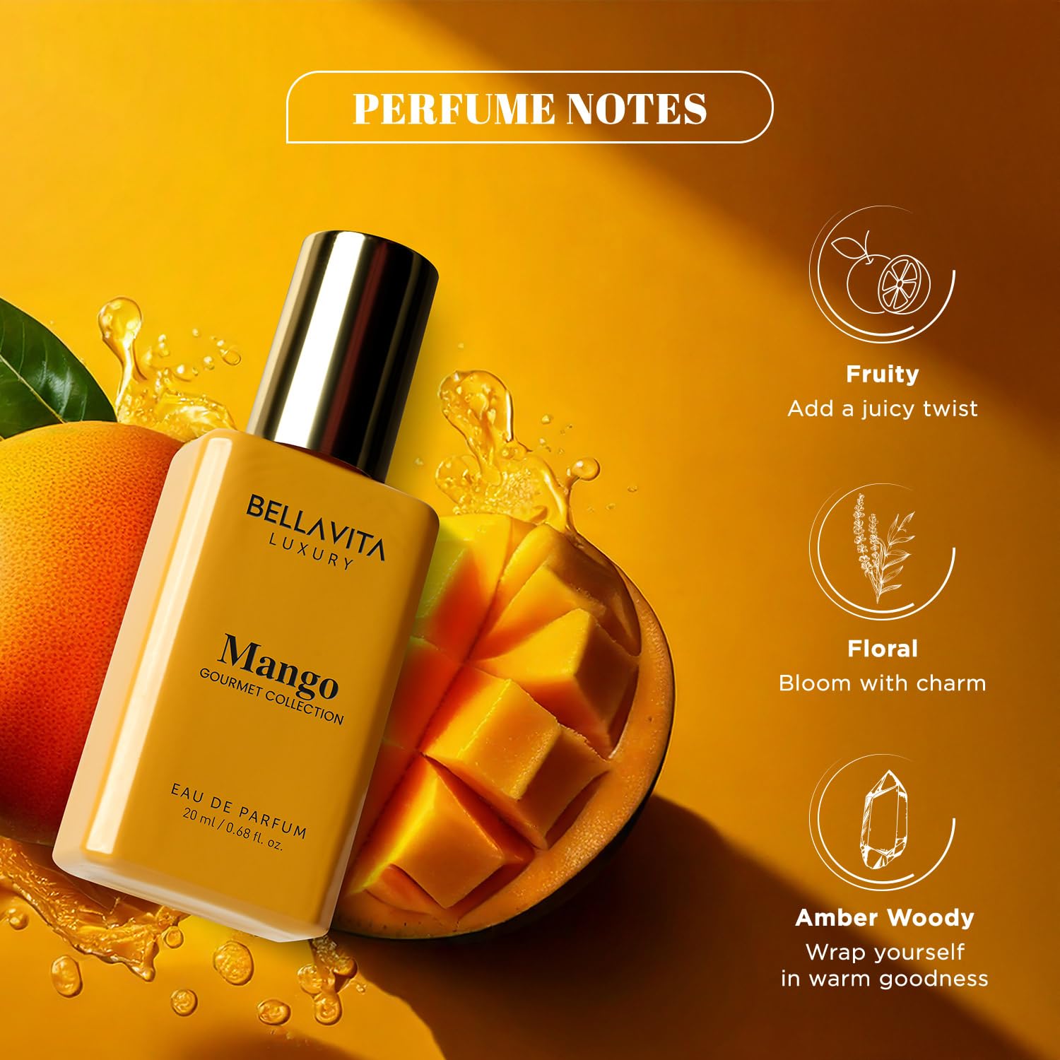 Bella Vita Vanilla Mango and Pistachio perfume set