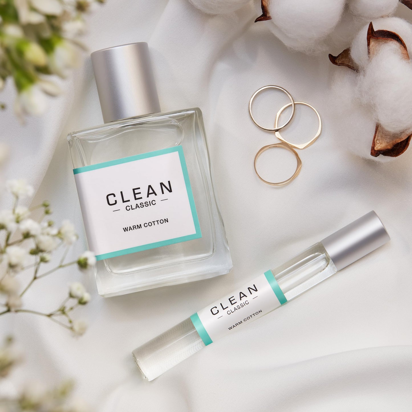Clean Classic holiday gift collection demonstrating product scale next to a lifestyle setup