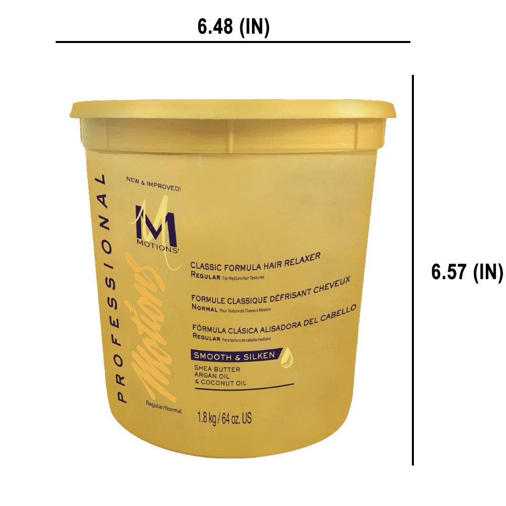 Authentic Motions smooth and silken regular strength cream relaxer for professional use