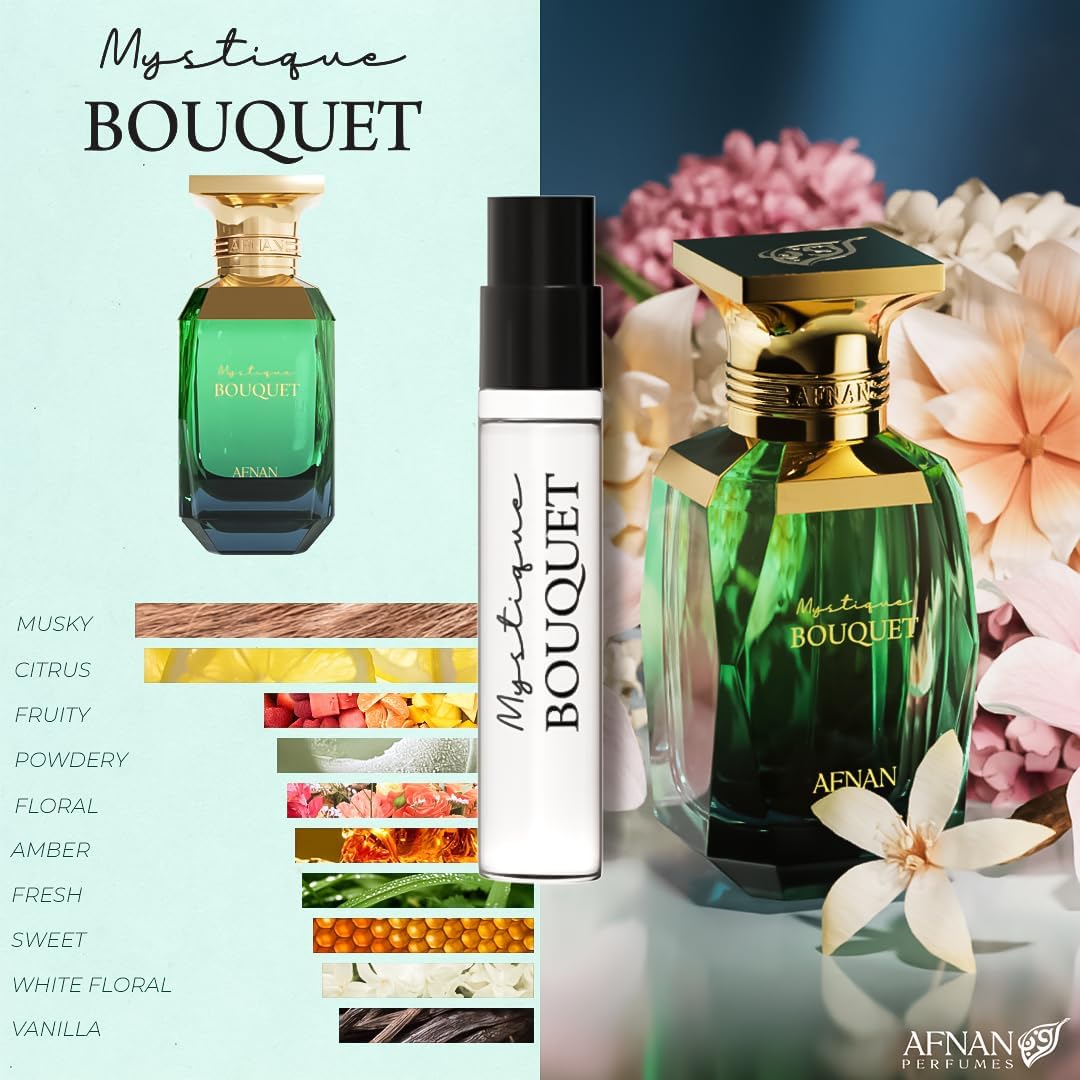 Five piece Afnan perfume discovery set in branded box