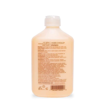 Mixed Chicks hair care bottle texture and formula view