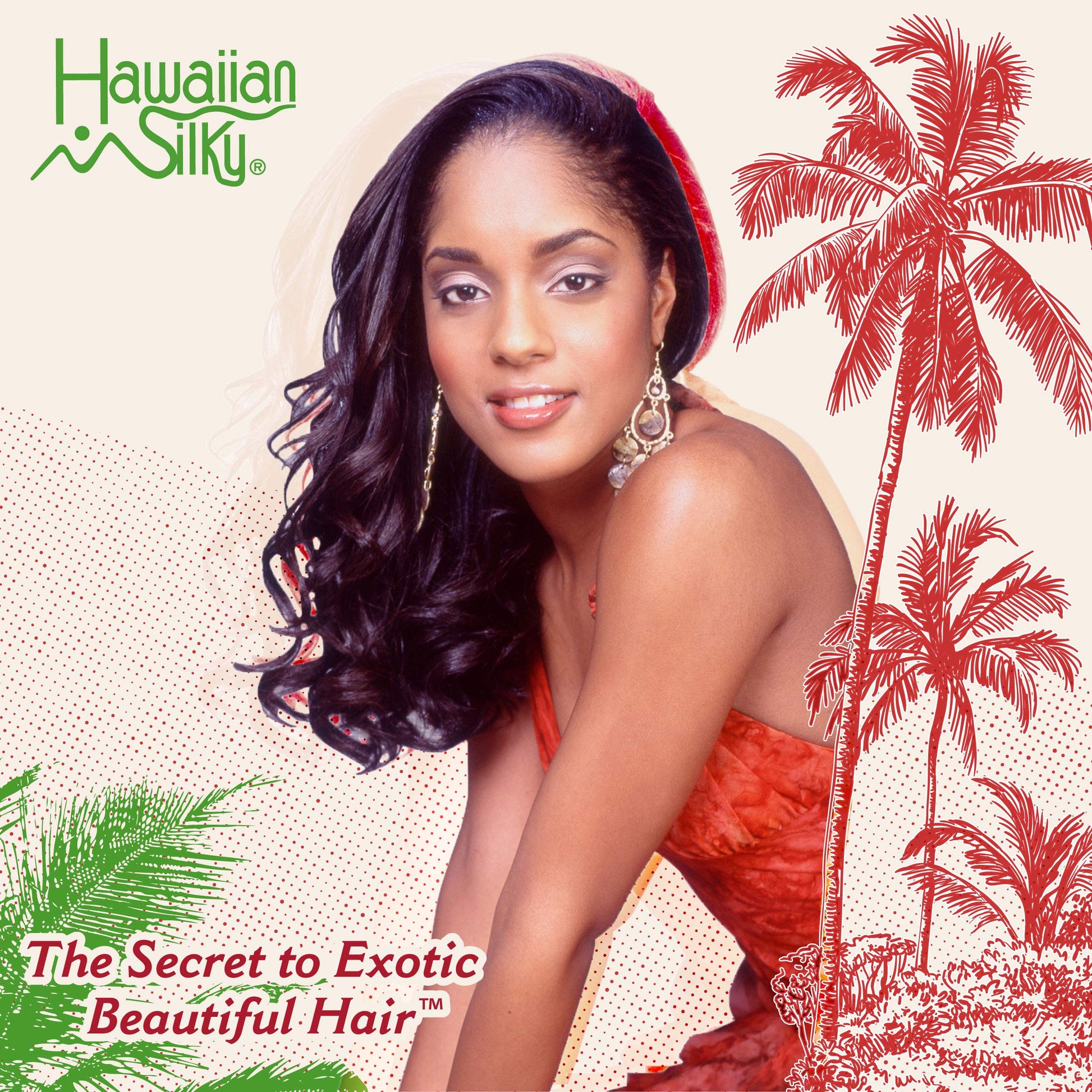 Hawaiian Silky professional salon style mild no lye relaxer jar for fine hair packaging