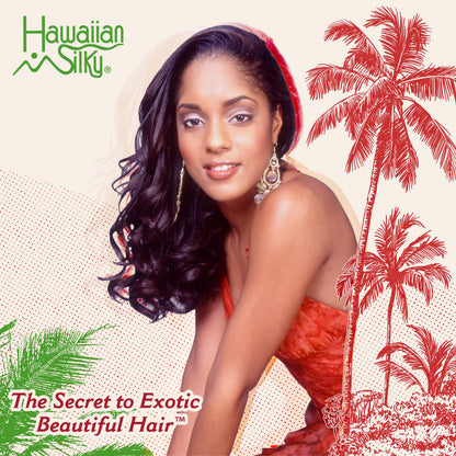 Hawaiian Silky professional salon style mild no lye relaxer jar for fine hair packaging