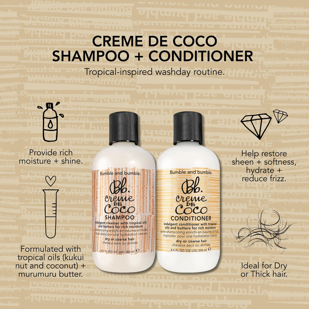 Premium coconut-infused hair conditioner for thick hair