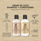 Premium coconut-infused hair conditioner for thick hair