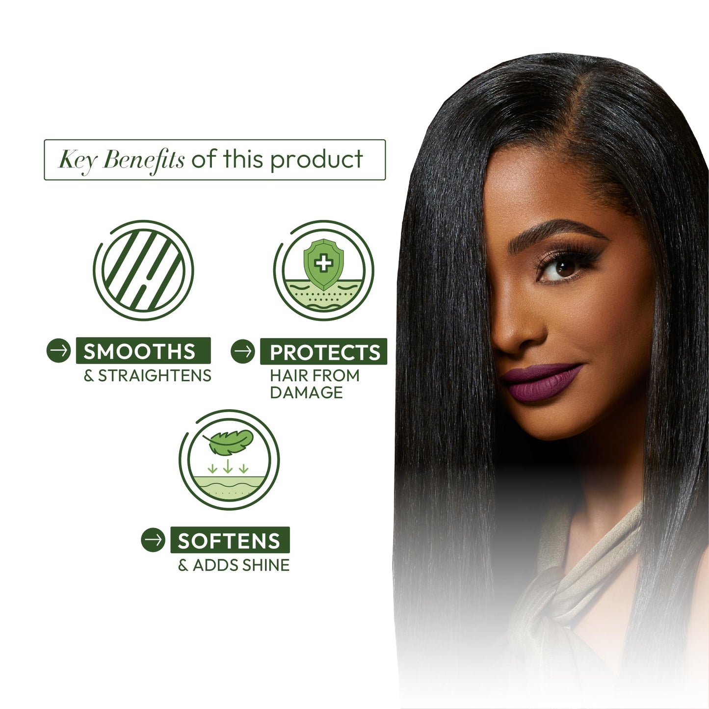 Authentic ORS Olive Oil protective hair relaxer kit highlighting the exotic oil boost components