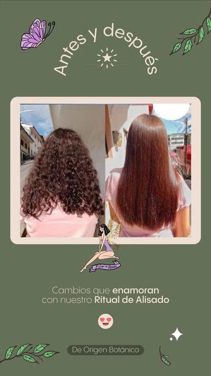 Texture shot of the rich white cream formula of the formaldehye free hair relaxer treatment