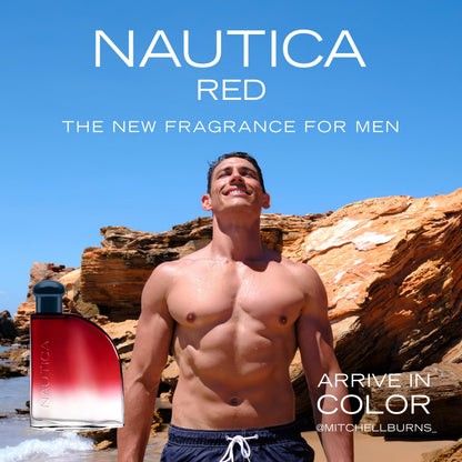 Nautica Color Red gift set for men lifestyle shot