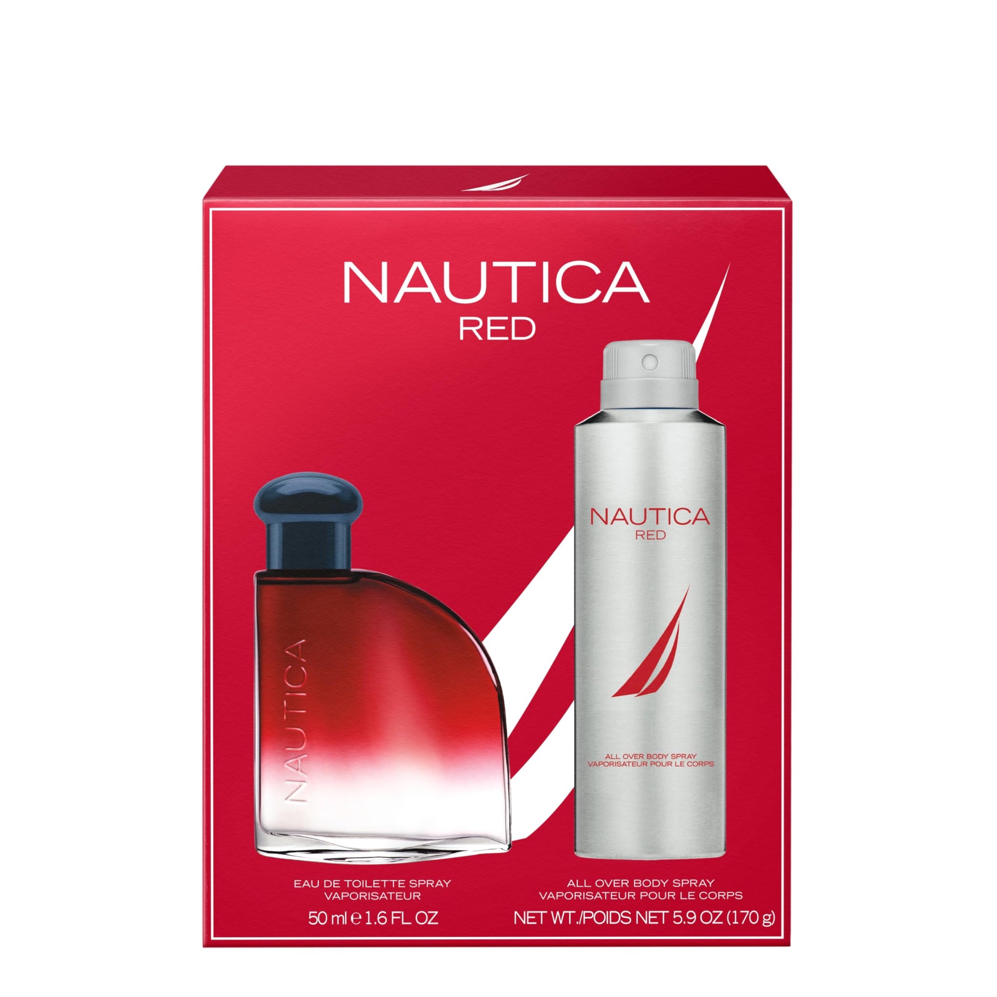 Nautica Color Red men scent collection components