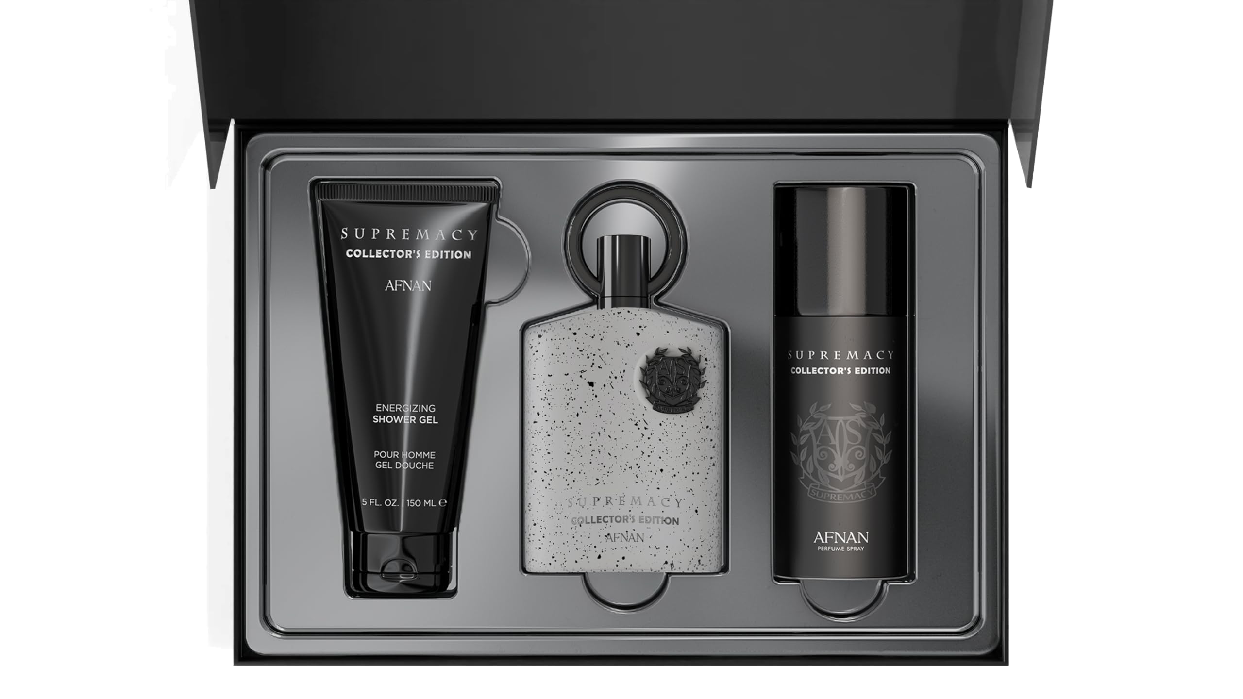 Premium packaging of Afnan Supremacy Collector's Edition set