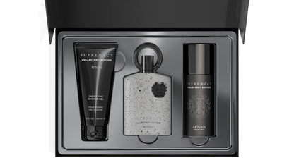 Premium packaging of Afnan Supremacy Collector's Edition set