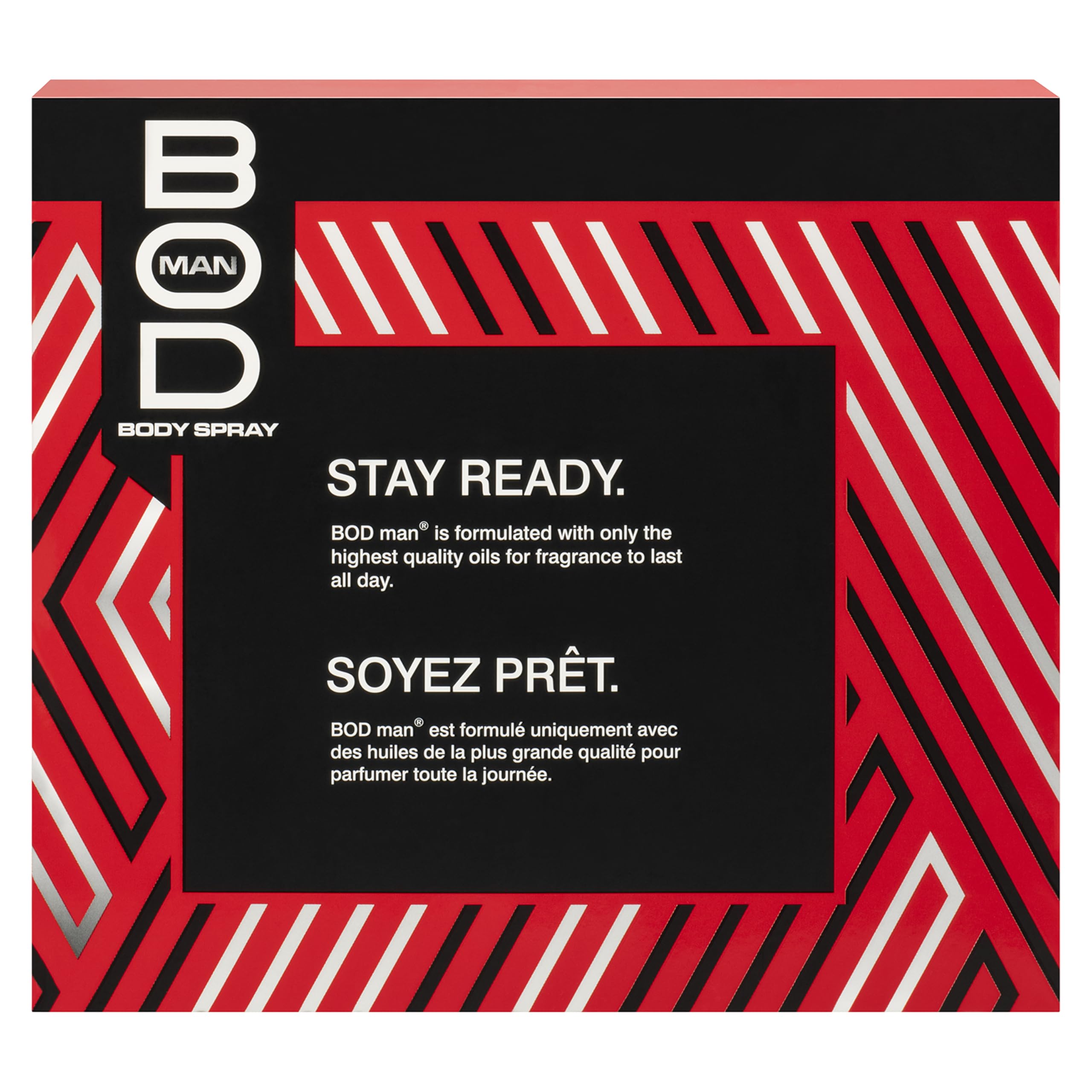 Close up of the BOD Man 3 piece fragrance collection set