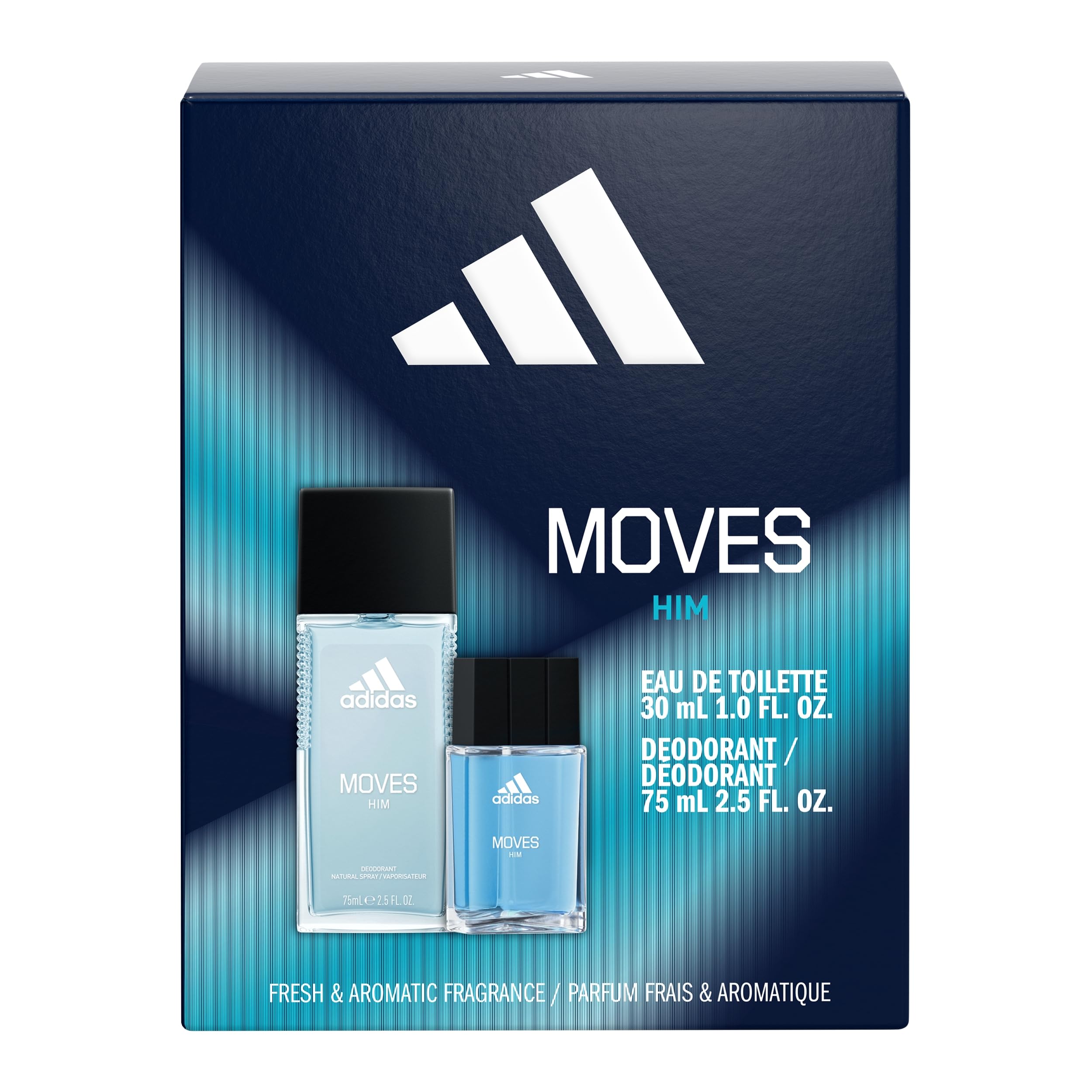Adidas Moves for Him 2.5 fluid ounce body fragrance spray